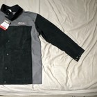 Lincoln Electric Xvi Split Leather   Fr Cotton Welding Jacket Xl