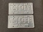 Rare 1979 1983 Tab Michigan License Plates Pair Plate Original Chevy Ford Dodge