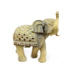 8  Tall Elegant Elephant Trunk Statue Wealth Lucky Figurine Home Decor Feng Shui