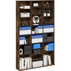 24 Shelf Media Storage Dvd Rack Adjustable Organizer Dvd Cd Blu-ray Games New