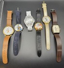 Vintage Disney Mickey Mouse Watch Lot Of 6 Untested May Need Batteries