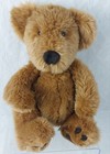Vintage Russ Berrie Cubbs Teddy Bear Plush 13  Brown Stuffed Animal Toy 4434