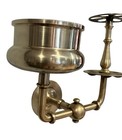 Antique Brass Wall Mount Toothbrush And Cup Holder 