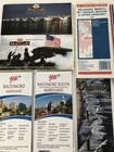 Lot Of 35 State   City Maps Brochures Travel Guides For Md De Va Dc   Wv