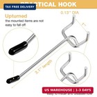 4 Inch 100 Pcs Pegboard Hooks Peg Board Stainless Steel Hangers