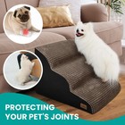 Dog Stairs For Bed 15 8  H  3 Step Dog Ramp Small Dogs   Cats  Joint Protection