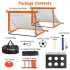 Kids Soccer Goals Set Yard Garden Soccer Training Equipment Kids Sport Play Toys
