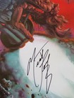 Rare American Musician Meat Loaf Signed 1977 Bat Out Of Hell Poster Psa Ah57580