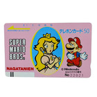 Super Mario Bros Peach Nintendo Nagatanien Phone Card Unused W  Mt Fuji Bonus