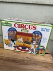 New Vintage 1991 Illco Sesame Street Circus 16pc  Play Set Complete In Box Elmo