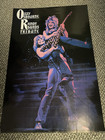 Vintage 1987 Ozzy Osbourne Randy Rhoads Tribute Rare Music Poster 24 x36   
