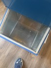 Corona Extra Metal Beer Cooler Blue Ice Chest Collectible Breweriana