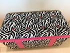 Zebra Print   Pink Storage Bench Decor Gigi 
