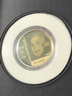 State Of Israel Albert Einstein Silver  5 00 Coin stamp folder  Cst