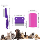 6 Pet Lice Combs For Dogs And Cats - Flea And Tear Stain Removal  pink  Green  P