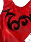 Gk Leotard Child Medium Red Black Mystique Gymnastics Dance Tank Sz M Nwt 