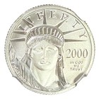 2000 1 10 Oz American Platinum Eagle Ngc Ms69