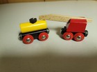 Brio Wooden Railway  33329 Red Crane Train   Cargo Car Good Condition