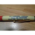 Vintage Mechanical Pencil - Advertising-gulf Oil-b t  Gardner - Bessemer alabama