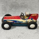 Vintage Nomura Toy Jet No 3 Tin Race Car Friction 1950s Showa Japan Retro