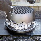 Lodge Seasoned L12rg Cast Iron Camp Backyard Portable Kickoff Charcoal Grill