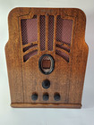  Old Antique Wood Vintage Philco 610  Tombstone Radio Restored With Bluetooth 