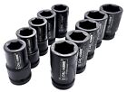 10pc Metric Deep Impact Socket 1  Inch Drive 6 Point Sockets W  Case Set