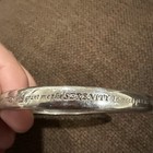 Serenity Courage Wisdom Prayer Silver Mobius Bangle Bracelet O s Ln 925 Sterling