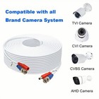 2x 30m Security Camera Cable Bnc Extension Power Cord Cctv Surveillance Dvr Wire