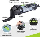 Workpro Oscillating Multi-tool Kit Corded Quick-lock Replaceable Oscillating Saw