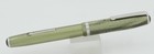 Esterbrook Sj Green Pearl   Chrome Fountain Pen - 2556 Fine Nib - 1950 s