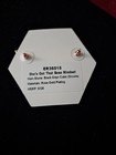 Bomb Party  shes Got That Boss Mindset  Black Onyx rose Gold Earrings 