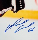 Mario Lemieux Signed 8x10 Color Photo Numbered Coa