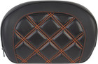 Passenger Backrest Pad Detachable Sissy Bar Pad Fits For Harley Touring Road Kin