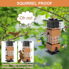 Bird Feeder  Metal Squirrel Proof Bird Feeders For Outdoors Hanging  2 5lb Capac