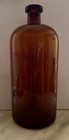 Vintage Large Amber Apothecary Jar