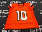 Bo Nix Custom Autographed Custom Orange Bronco Football Jersey