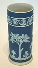Wedgwood Neo-classical Dark Cobalt Blue Jasperware Spill Vase C  1890 s