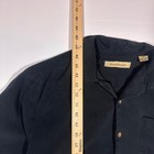 Tommy Bahama Button Down Shirt Mens M Black Good Silk Relaxed Vintage Y2k Retro