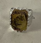 Universal Monsters 1960s The Creature Black Lagoon Flicker Ring Plactic Rare