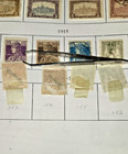 Stamp Lot  Hungary 1881   1941 Used mh Album Pages Occupation Overprints 200 