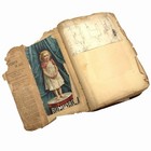 Antique 1800   s L d  Udell Bleeker St Nyc Advertising Printer Ephemera Scrapbook