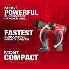 Milwaukee M12 Fuel 12-volt Li-ion Brushless Cordless Hammer Drill And Impact Dri
