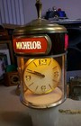 Michelob Hanging Rotating Beer Light clock