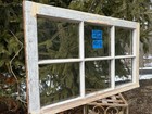 32 X 19 Vintage Window Sash  Old 6 Pane  Frame 1948