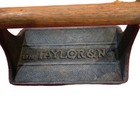 Vintage 1978 Taylor   Ng Cast Iron Bacon Press Wooden Handle