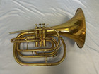 Quality  King U s a  Model 1122 Marching French Horn mellophone   Case