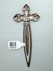 Vintage Wallace Sterling Silver Grande Baroque Cross Page Clip Bookmark 925