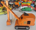 Vintage Original  50 s State Hi-way Dept Steam Shovel  Pressed Steel Excellent