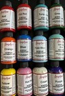 Angelus Acrylic Leather Paint Shoe Sneaker Paint 4 Oz Lot 21 No Duplicates Ct